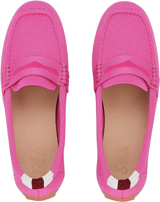 JBB Women's Knit Driving Loafers Penny Moccasins Comfortable Slip on Walking Boat Shoes… | Amazon (US)