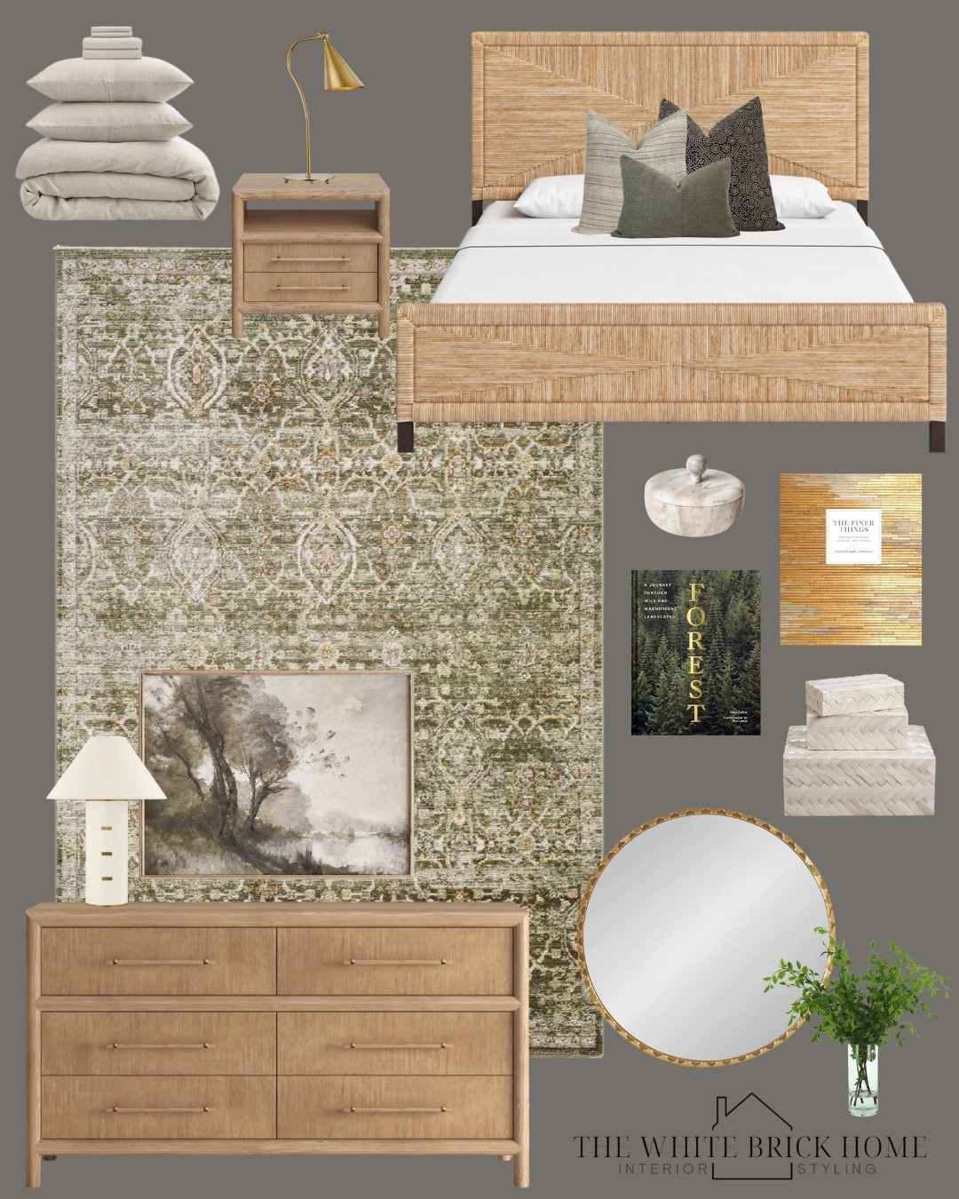 This woven bed from Wayfair is stun-ning! Pair it with some light oak furniture and green accents for a bedroom full of texture. 
❤️❤️
Bed, bedroom, bedroom decor, bedroom furniture, bedding, area rug, throw pillows, green bedroom, wall mirror, wall art, table lamp, bedroom accents, bedroom ideas, bedroom decor, green area rug, bedroom rug, living room rug, woven bed, bedding, bedroom decor, Wayfair bedroom, Wayfair bedroom furniture, green bedroom furniture 


#LTKSaleAlert #LTKHome #LTKStyleTip