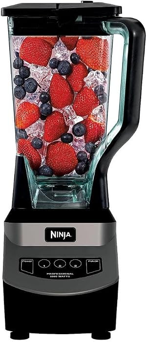 Ninja Blender for Smoothies & Shakes, 1000W, 72oz Pitcher, Black, NJ601AMZ | Amazon (US)