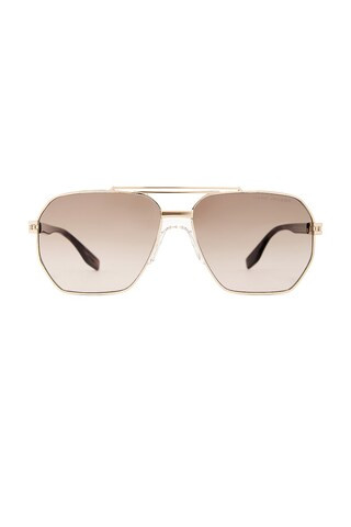 Marc Jacobs Caravan Sunglasses in Gold from Revolve.com | Revolve Clothing (Global)