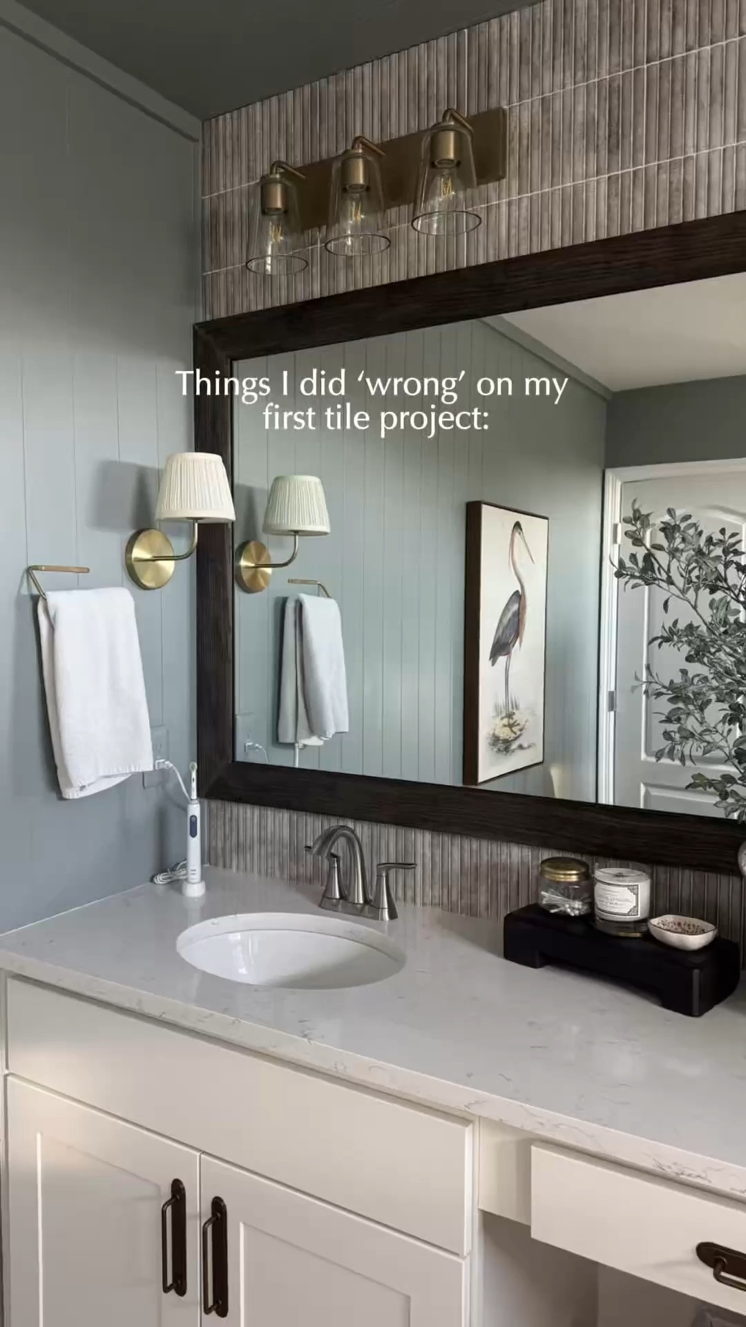 I put this project off for MONTHS because I was convinced tiling would be too hard. 😅

Turns out, it was way more beginner-friendly than I expected.

If you’ve been staring at a project and talking yourself out of it, consider this your sign to just start. The worst part was honestly being scared to try.

Everything I used is linked on my LTK and Amazon storefront.

#LTKHome