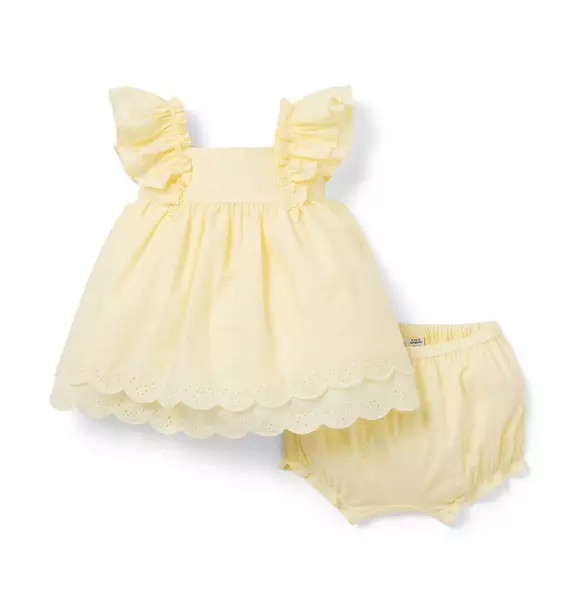 Baby Eyelet Ruffle Matching Set | Janie and Jack