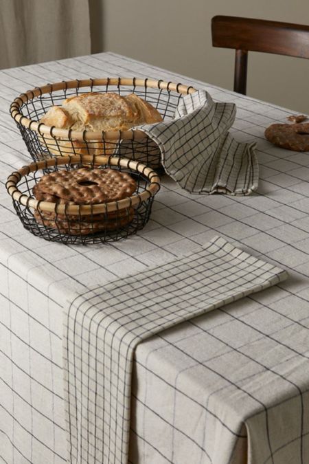 Checkered minimalist linen tablecloths 

#LTKhome #LTKstyletip #LTKunder50