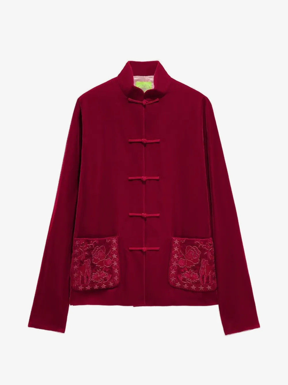 Shanghai Tang embroidered pocket tang jacket | Farfetch Global