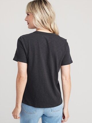 EveryWear Slub-Knit Graphic T-Shirt for Women | Old Navy (US)