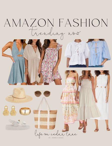Amazon Fashion - Shop these darling summer dresses, rompers, tops, accessories and more! 

#founditonamazon

#LTKFindsUnder50 #LTKSaleAlert #LTKWedding