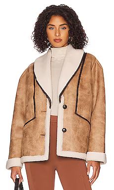 Tularosa Dylan Coat in Chestnut Brown from Revolve.com | Revolve Clothing (Global)