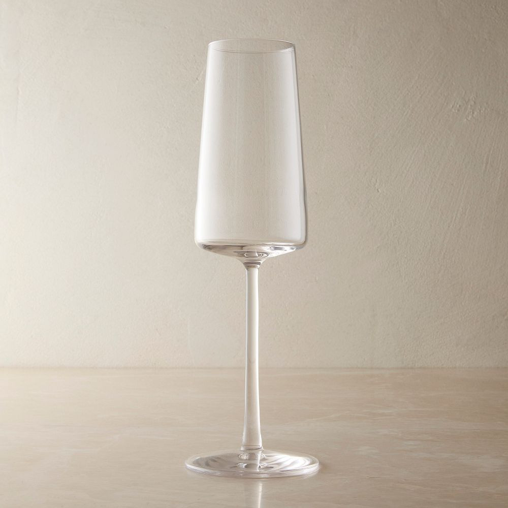 Horizon Lead-Free Crystal Champagne Flute Sets | West Elm (US)