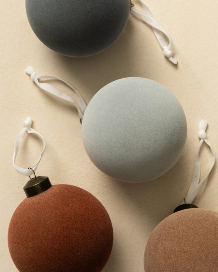 Set of 4 Flocked Ornaments 50% Off!

#LTKHoliday #LTKHome #LTKSaleAlert