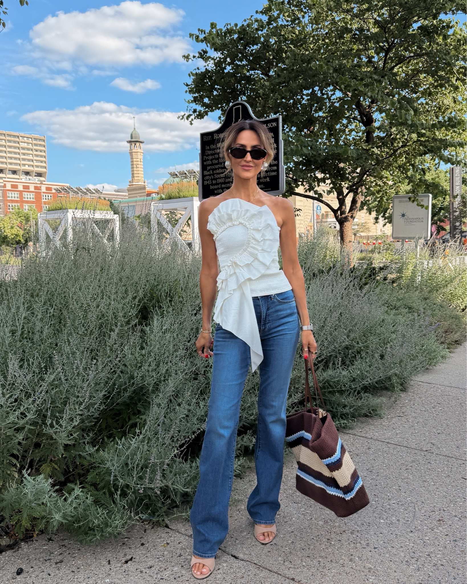 Impromptu date night outfit 🤍

Needed an excuse to wear this top, that’s all! 🙌🏽🥂 jeans are on Nsale - tts/2

#LTKootd #LTKSaleAlert #LTKgrwm