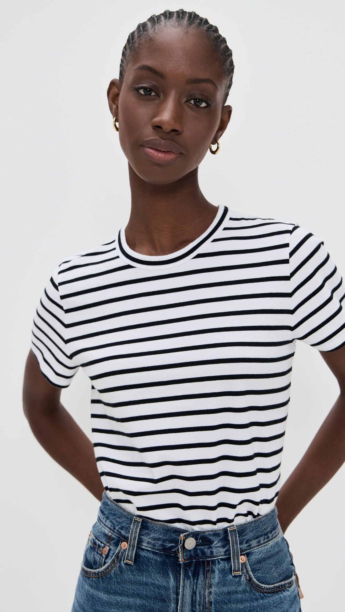 Perfect Stripe Crewneck Tee | Shopbop