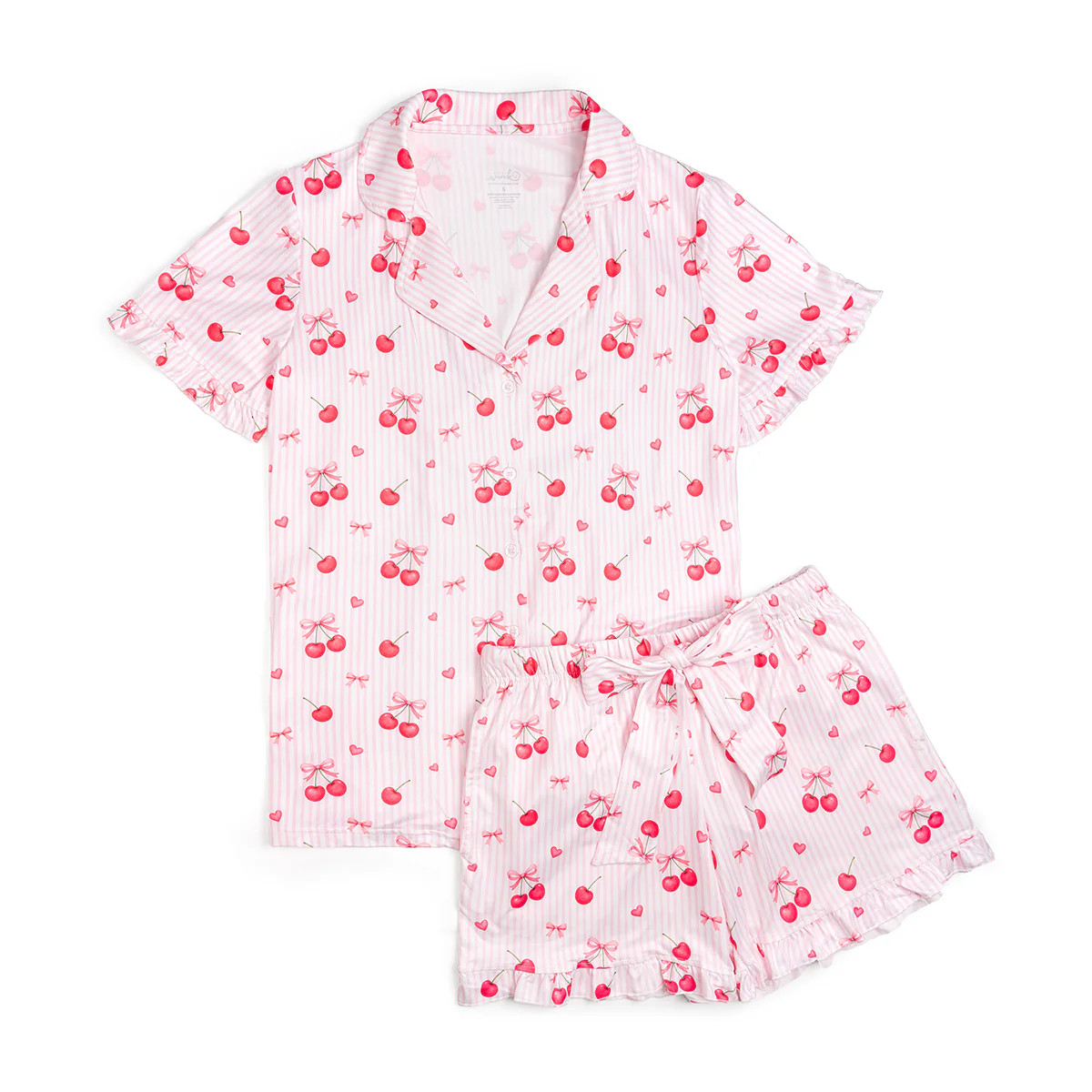 Cherry Bows Women's Lounge Set | Sweet Wink