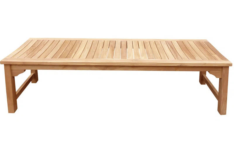 Costello Backless Teak Garden Bench | Wayfair North America