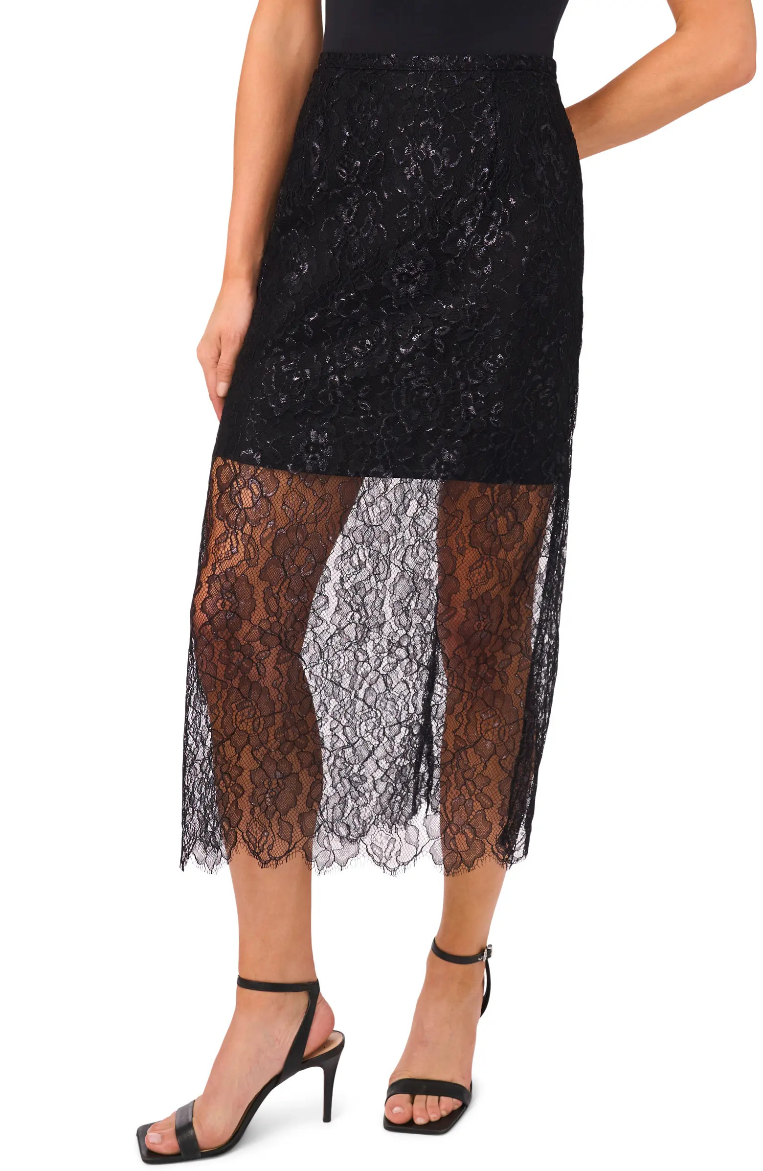 CeCe Lace Midi Skirt | Nordstrom | Nordstrom