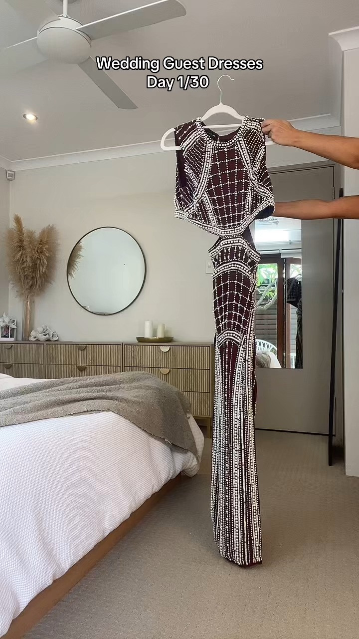 Day 1/30: Wedding Guest Dress Inspo 💃✨

Starting this series strong with this stunning pearl-embellished maxi dress The double front splits add the perfect touch of drama—effortless elegance with a little edge. Would you wear this to a wedding? 👀

this dress is true to size! 

 #LTKsummer #LTKwedding #LTKpartywear