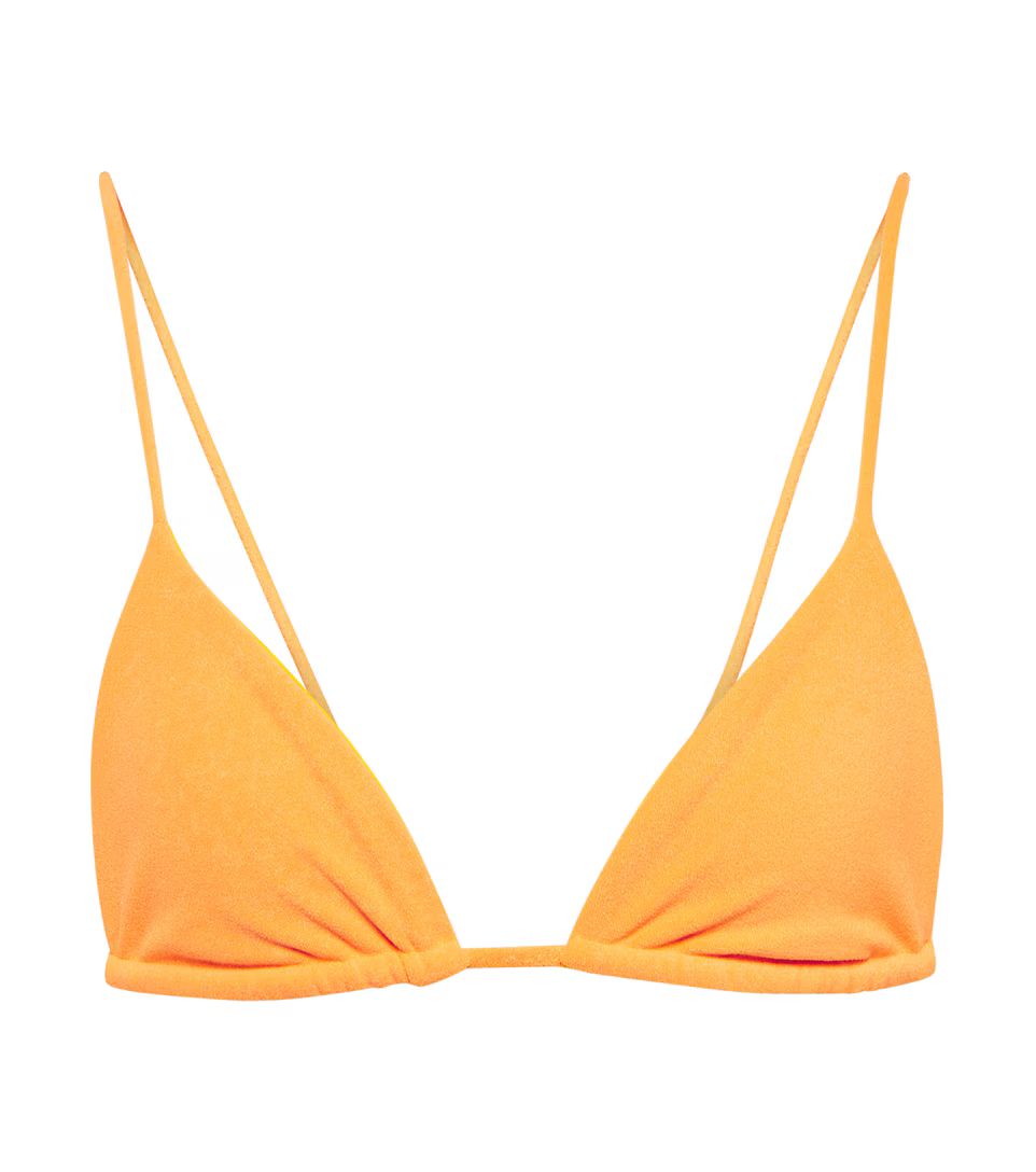 Exclusive to Mytheresa – Via terry triangle bikini top | Mytheresa (US/CA)