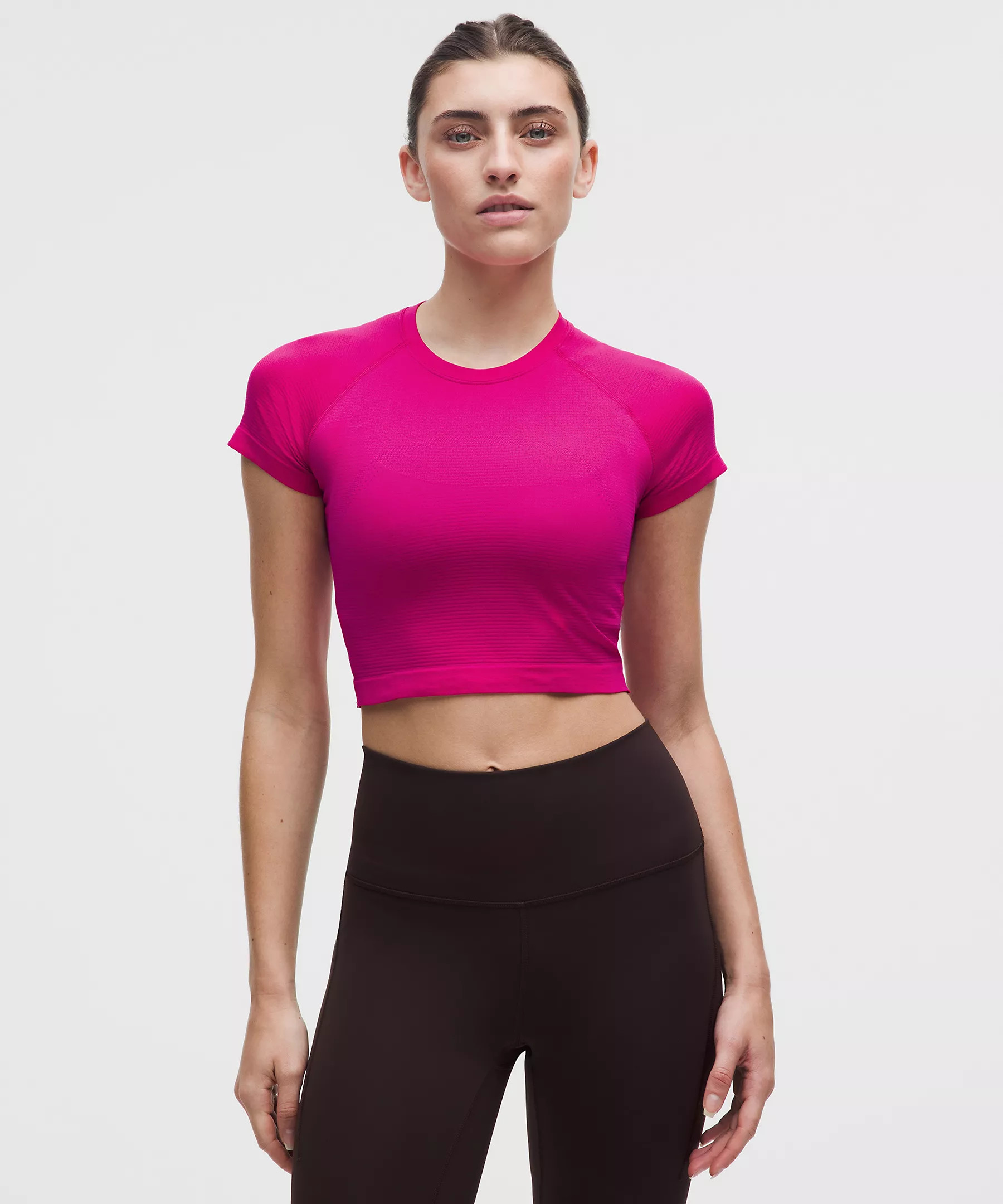 Swiftly Tech Cropped Short-Sleeve Shirt 2.0 | Lululemon (US)