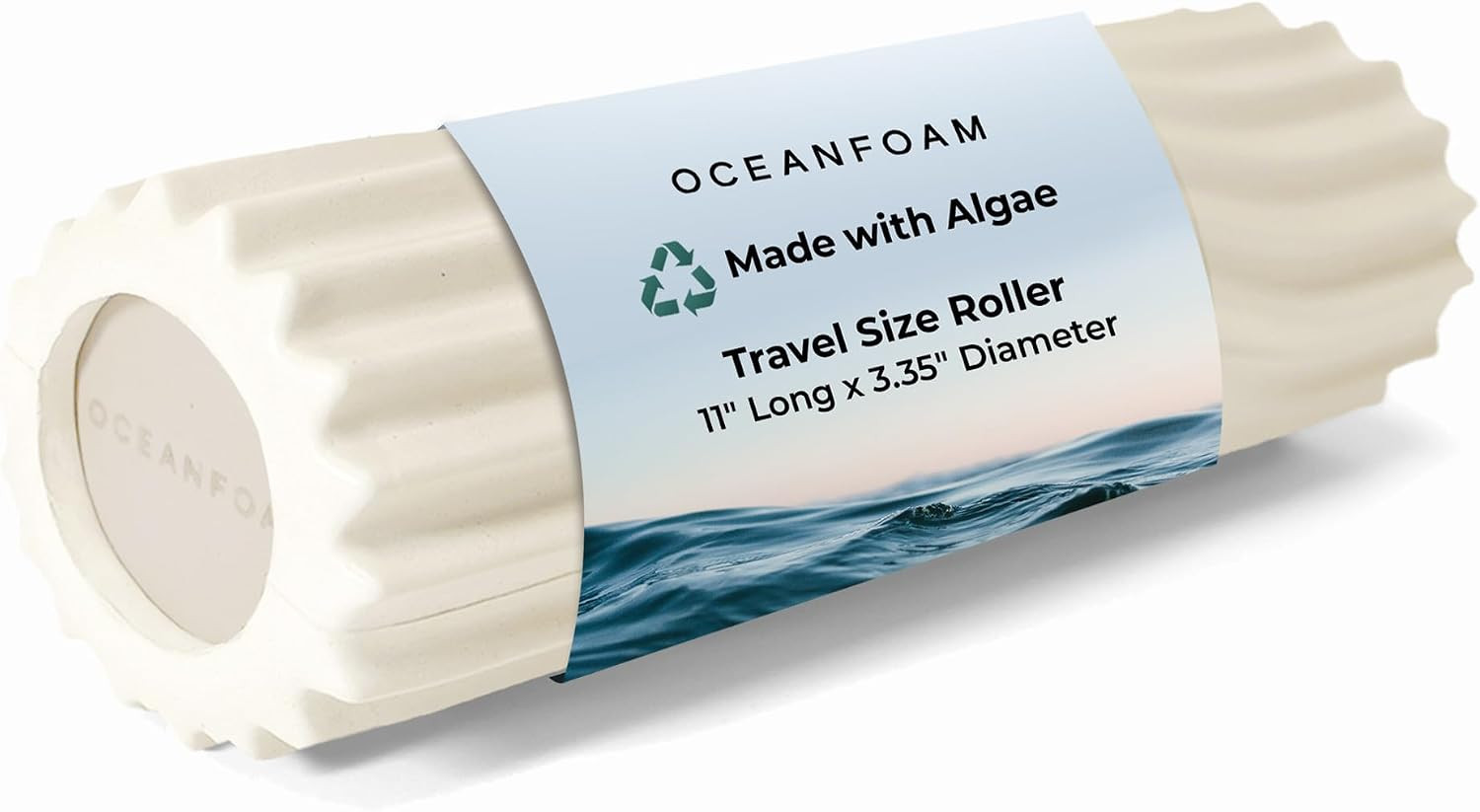 Oceanfoam Ripple Roller - Small Foam Roller for Physical Therapy (Natural) | Amazon (US)