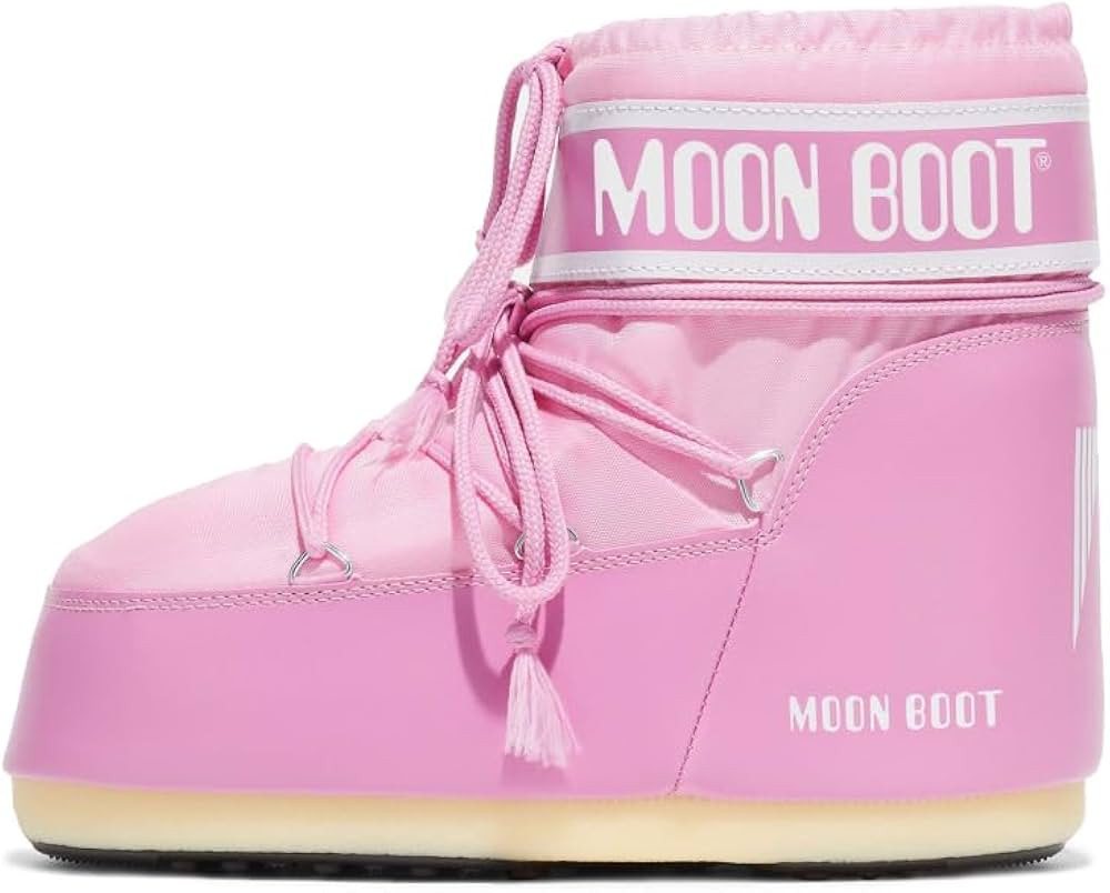 Amazon.com: Moon Boot Icon Low Insulated Slip On Unisex Snow Boots, M4.5-6, W5.5-7, Pink : Clothi... | Amazon (US)