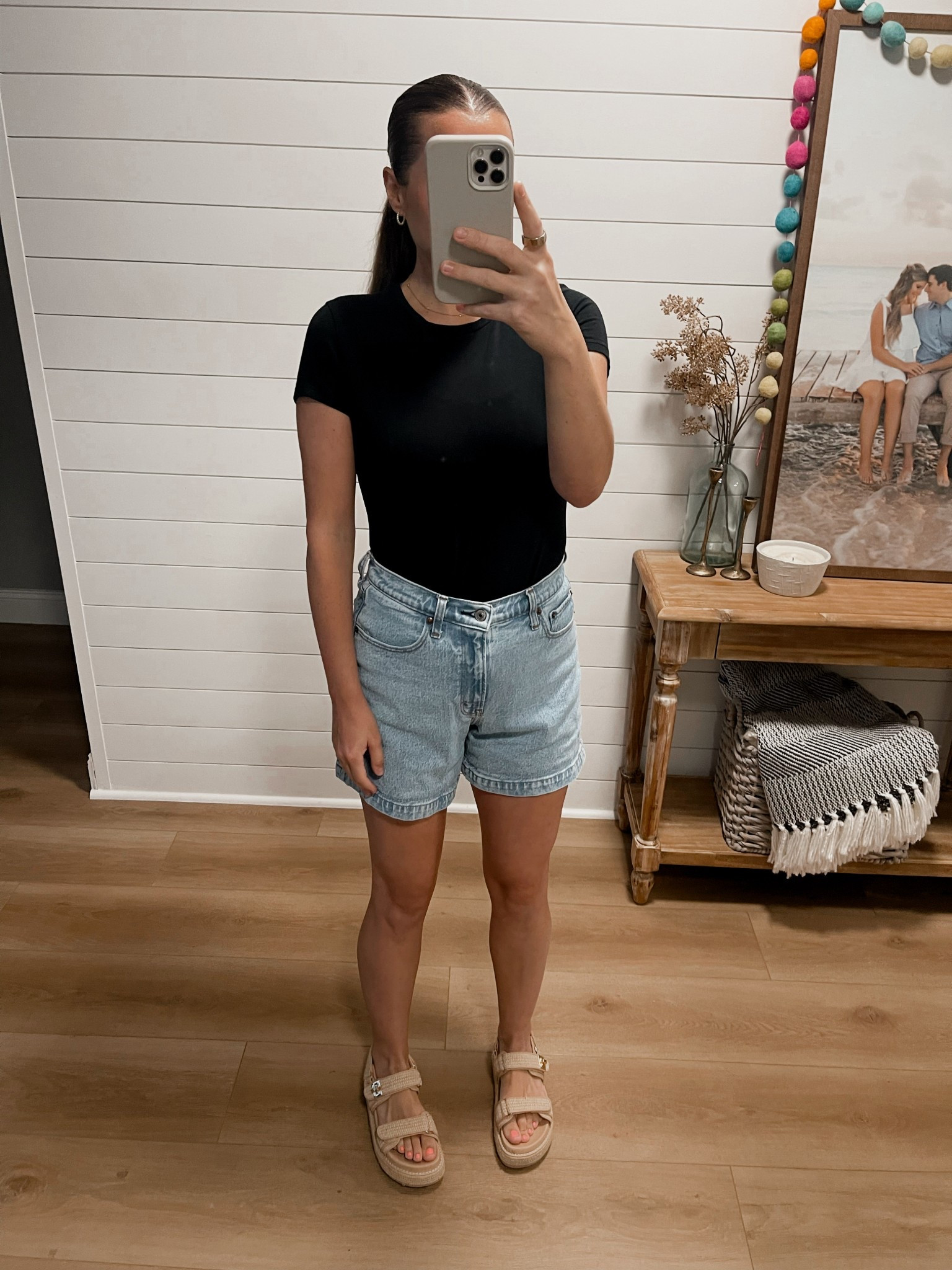 Summer Basics / Abercrombie / Denim Shorts / Summer Outfit 

#summeroutfit #denimshorts #babytee #basics #stevemadden #dadshorts #capsulewardrobe #abercrombie 

#LTKStyleTip #LTKU #LTKSummerEdit
