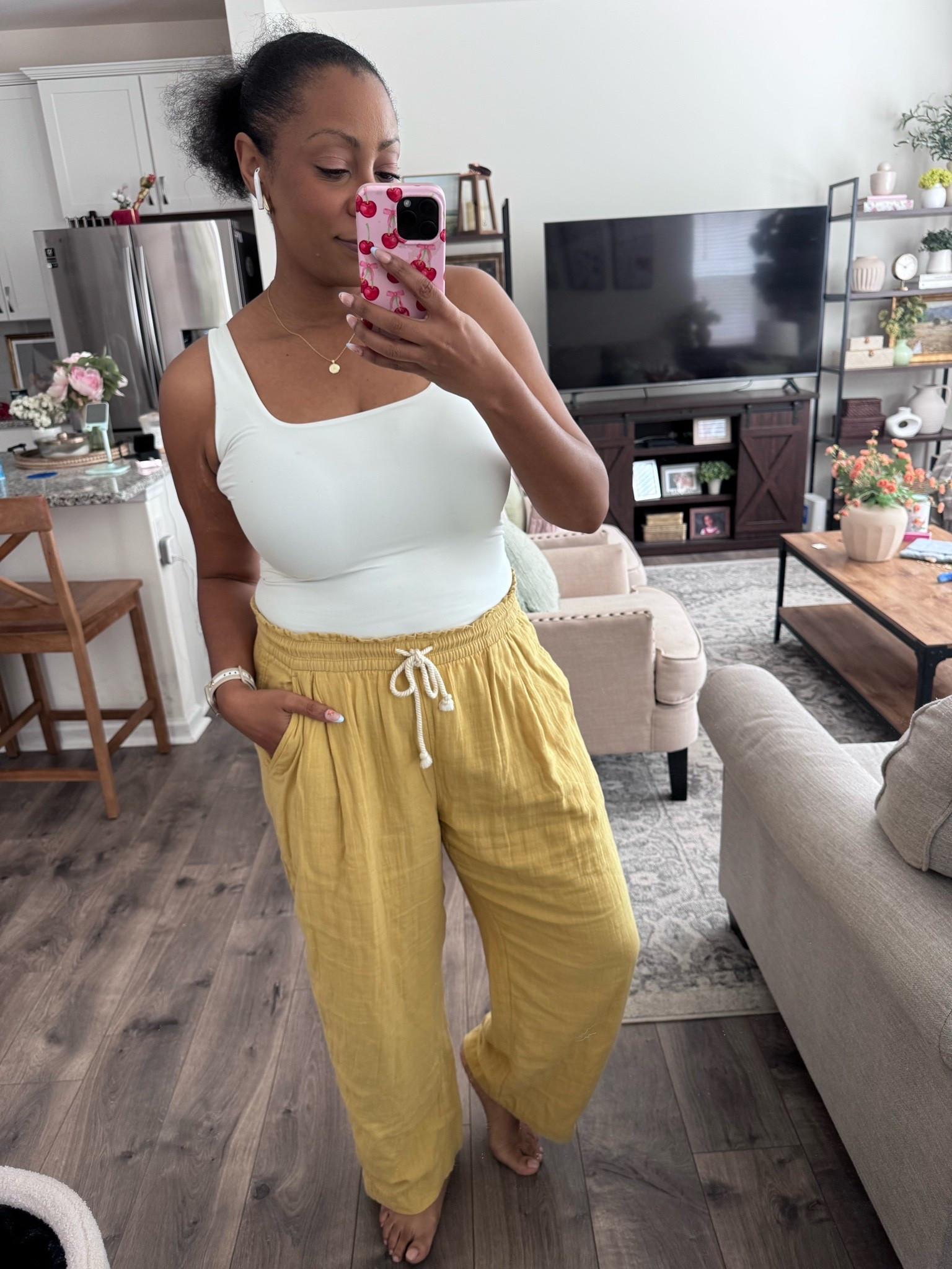 My go to comfy pants that aren’t leggings that keep me cool all summer long ☀️￼

#LTKSeasonal #LTKootd #LTKMidsize