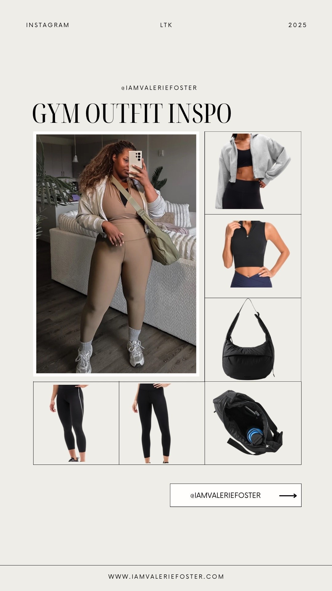 The bag is the exact one I carry all the time, but the rest is sold out so I found the best similars for you. Still giving the same vibe.

#LTKActive #LTKCyberWeek #LTKfitnessgoals