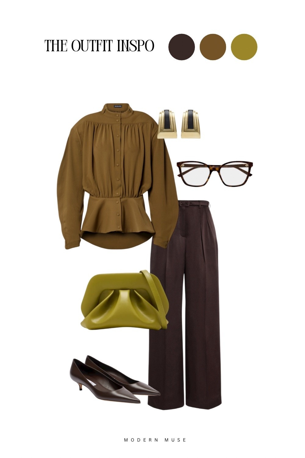 Brown & Green | outfit inspo

#LTKStyleTip #LTKootd #LTKWorkwear