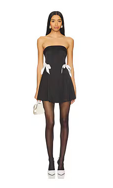 MORE TO COME Lillie Mini Dress in Black from Revolve.com | Revolve Clothing (Global)