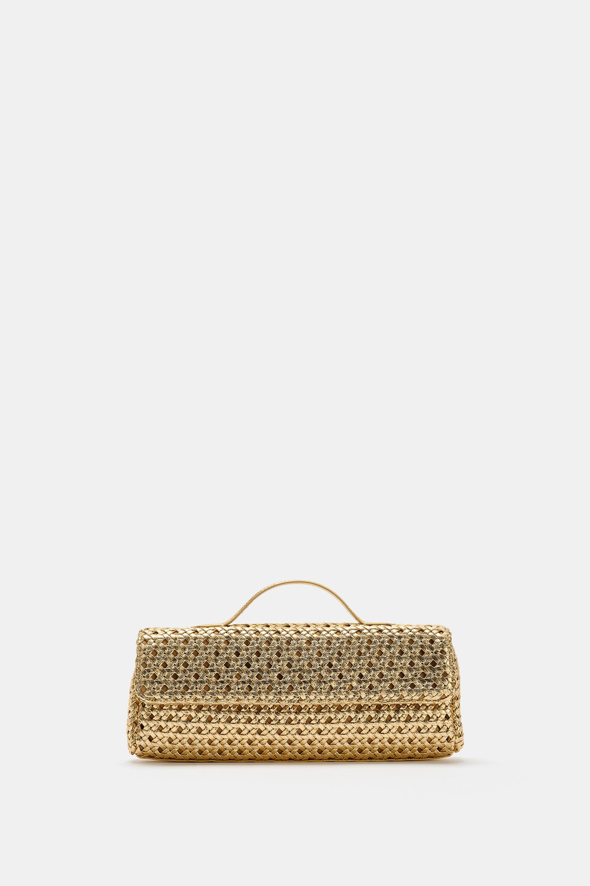 BRAIDED CLUTCH BAG | Zara UK