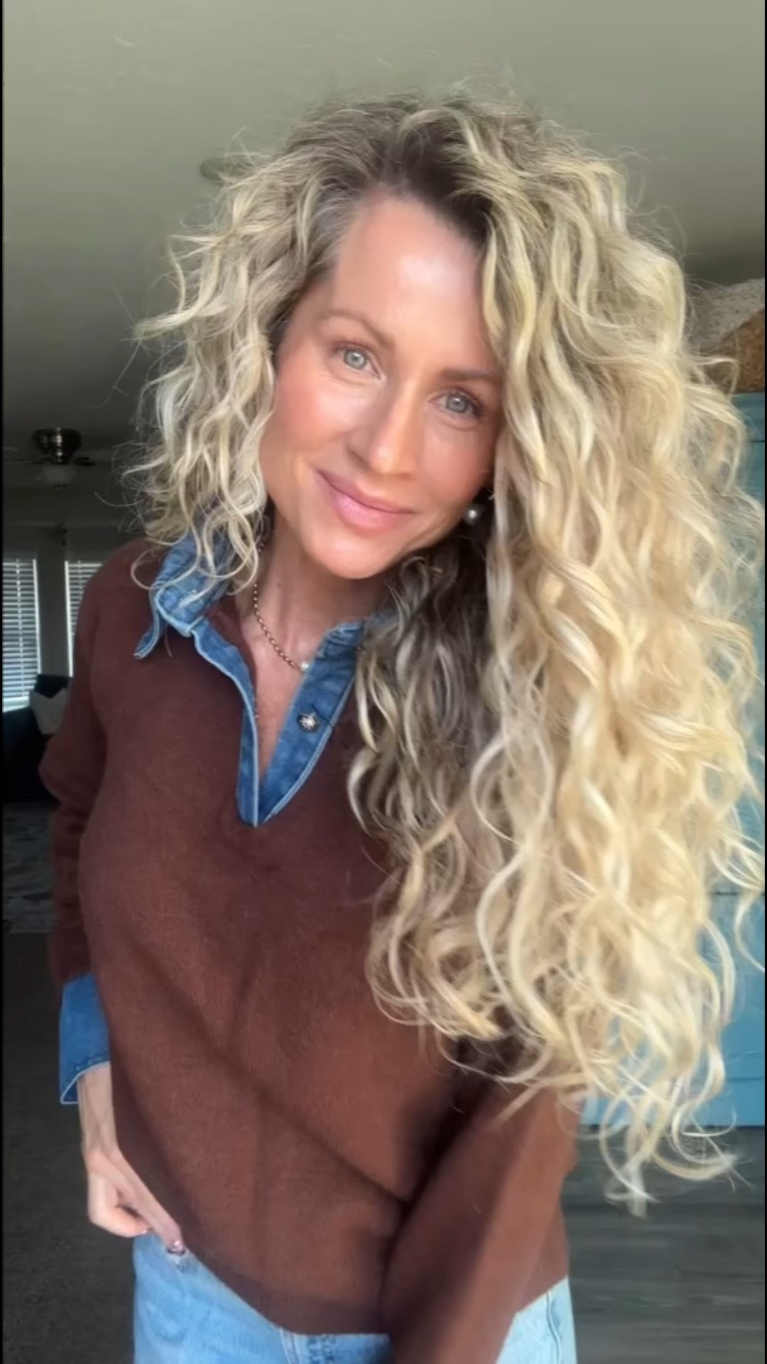 Wearing size small in the sweater. 8 other color options. Great quality. Really chic. Linked similar jeans 

#LTKValentine #LTKgrwm #LTKmomlife