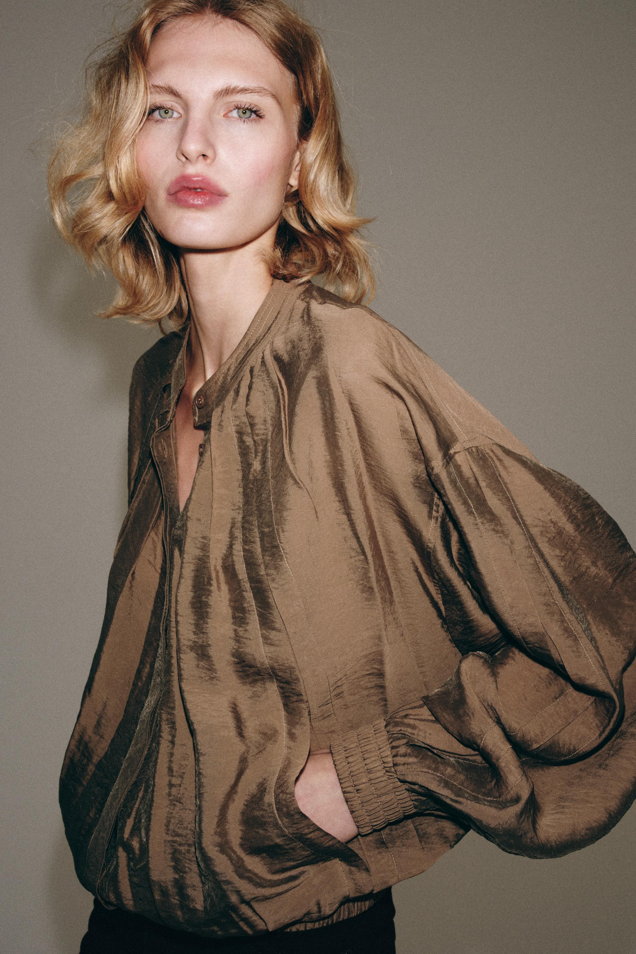 ZW COLLECTION FLOWY SHIRT | Zara US