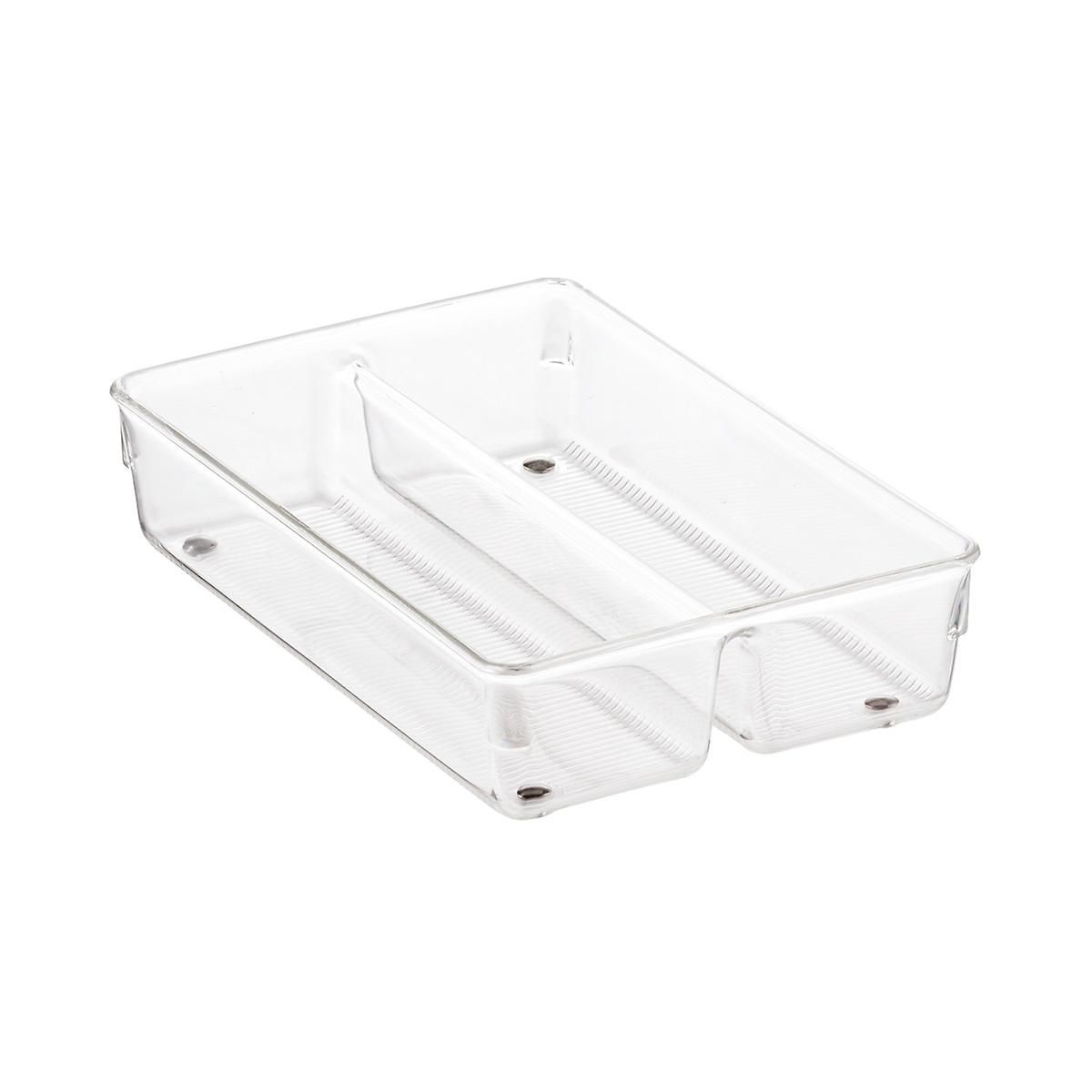 IDesign Linus 2-Section Drawer Organizers | The Container Store