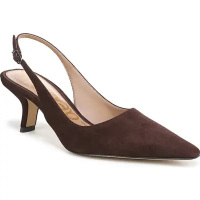 Sam Edelman Bianka Slingback Pump in Bright White at Nordstrom, Size 11 | Nordstrom