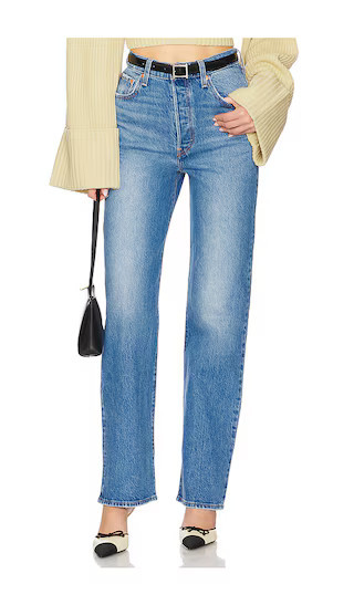 LEVI'S Ribcage Full Length in Blue. - size 29 | Revolve Clothing (Global)