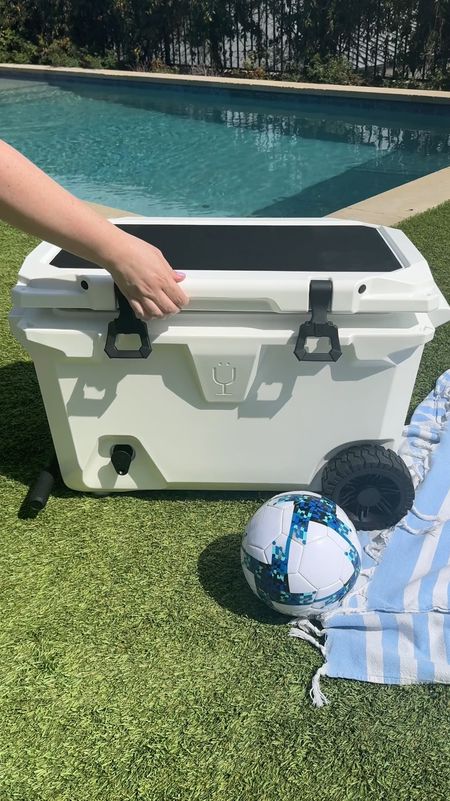 

With summer right around the corner it’s time to start thinking about outings.
I love that my cooler literally has it all… so much space, a separate tank with dispenser for drinks (hello water or lemonade), and a rack to put stuff you want to keep cold but not wet from the ice.

I added the net to the lid for extra storage for yogurt, bread, and other things I don’t want to worry about getting smashed.

With a family of 8, l can say this cooler has all the space we need for our summer outings.

#LTKfamily #LTKkids #LTKhome