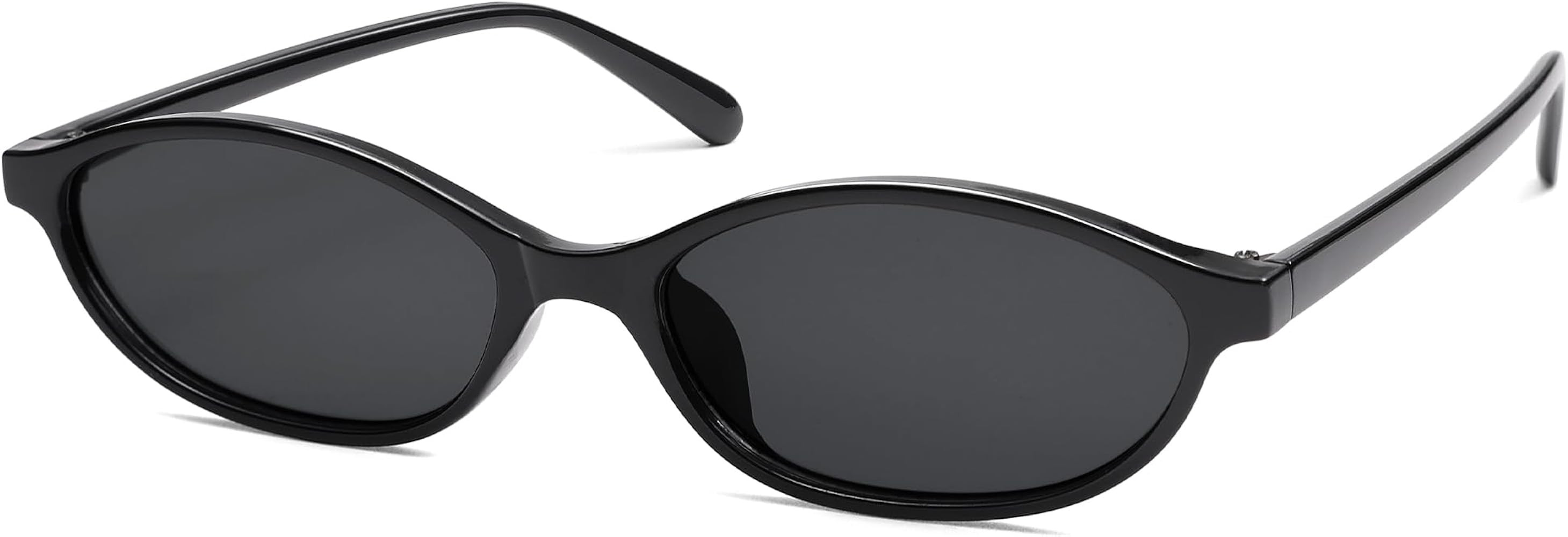 Retro Oval Cat Eye Sunglasses for Women Y2k Trendy Narrow Sunnies Designer Sun Glasses AR82253 | Amazon (US)