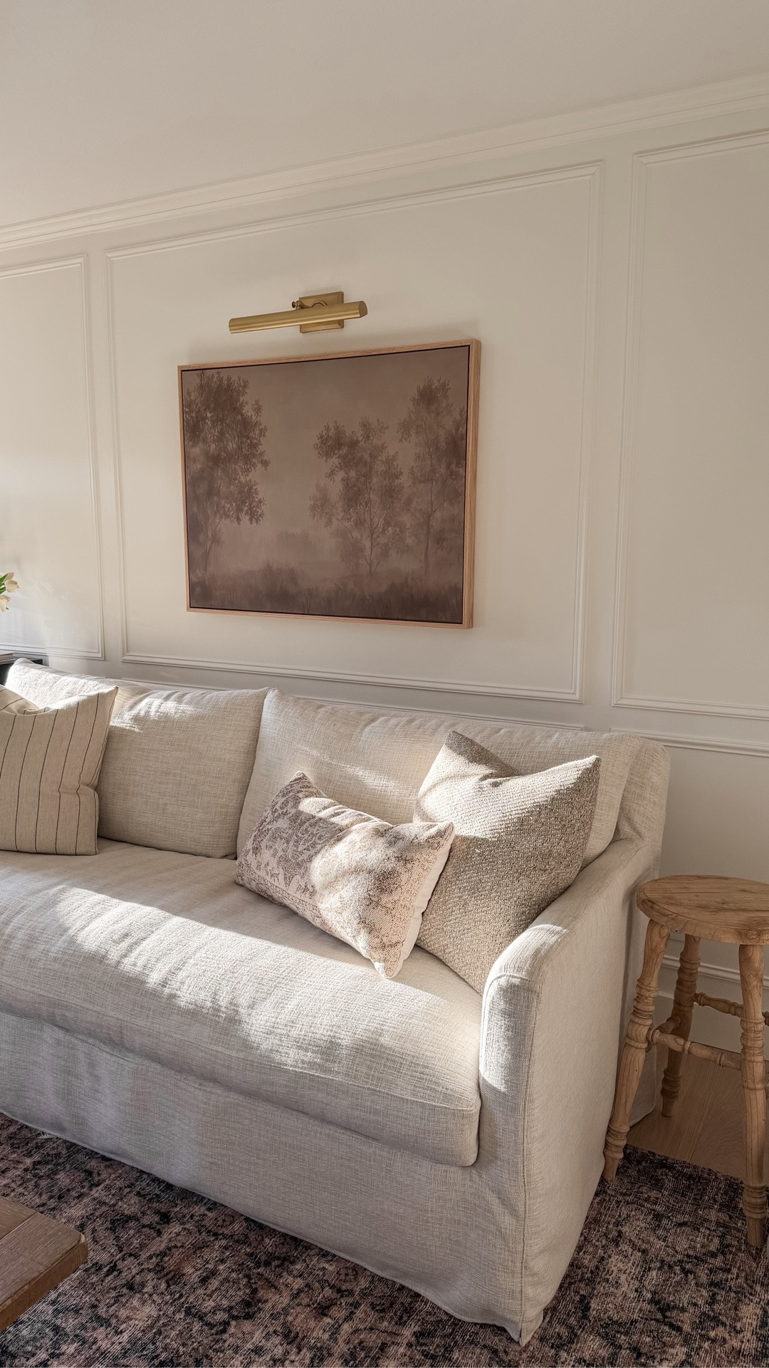 I am so in love with the way this art has elevated the design of my living room!! And am so happy to support a small faith based business on Etsy 🤍✝️

Living room art details- 
30x40 canvas size 
Natural oak frame 

*You can also order the print for a fraction of the price! 

#LTKHome