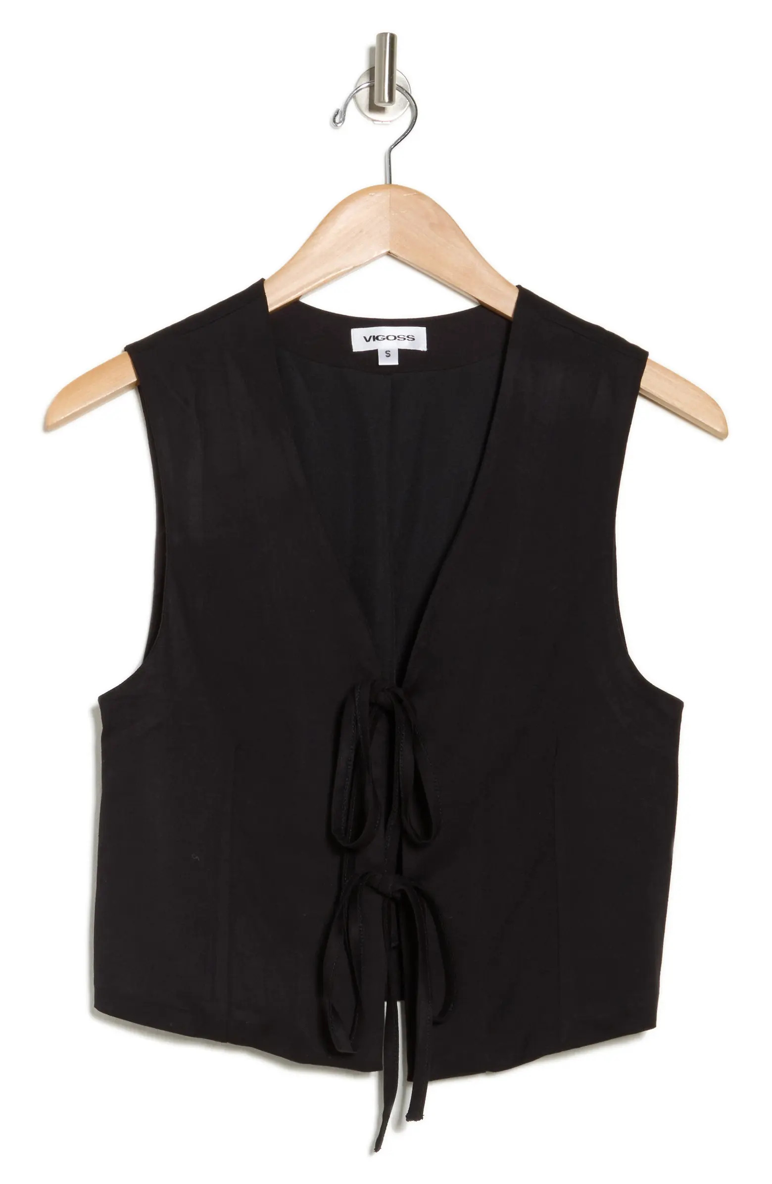 Tie Front Vest | Nordstrom Rack