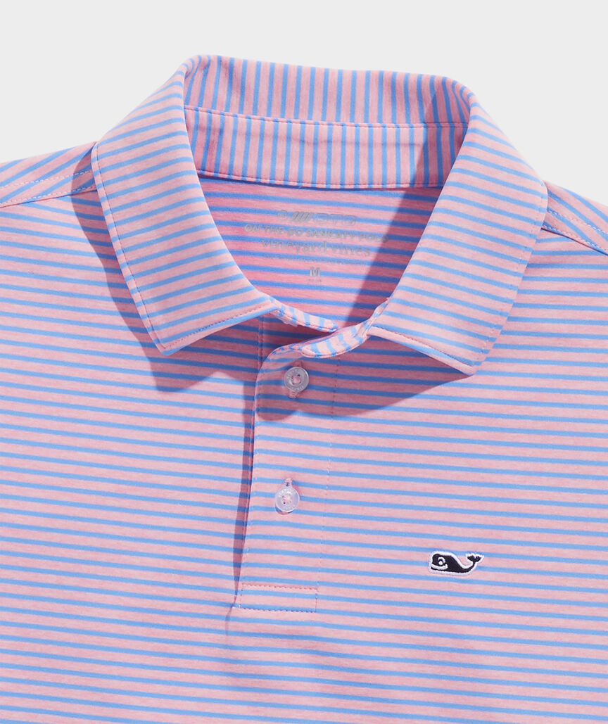 Boys' Bradley Stripe Sankaty Performance Polo | vineyard vines