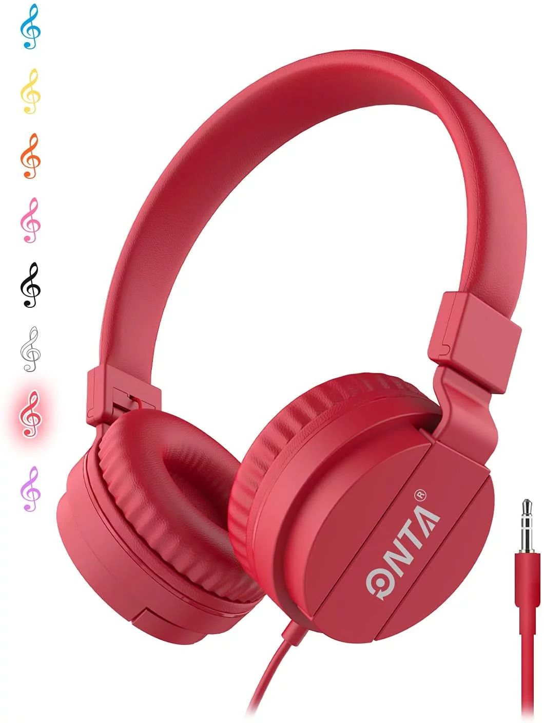 ONTA Kids Headphones for Boys Girls - Child Student Headset Wired Plug Toddler Earphones School T... | Walmart (US)