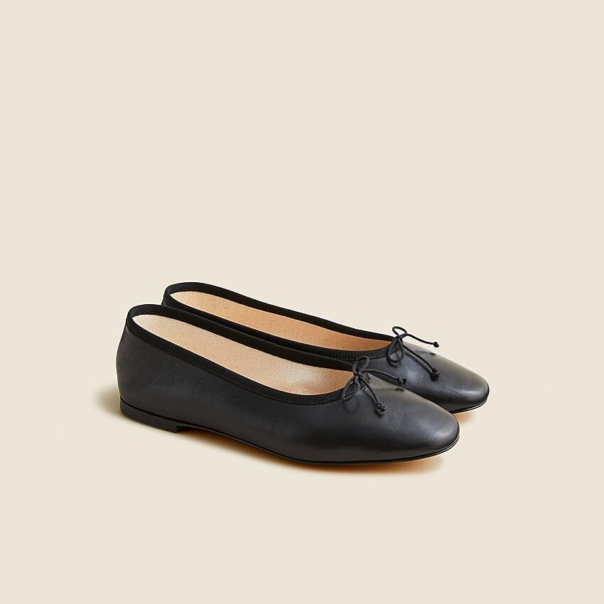 Zoe ballet flats in leather | J. Crew US