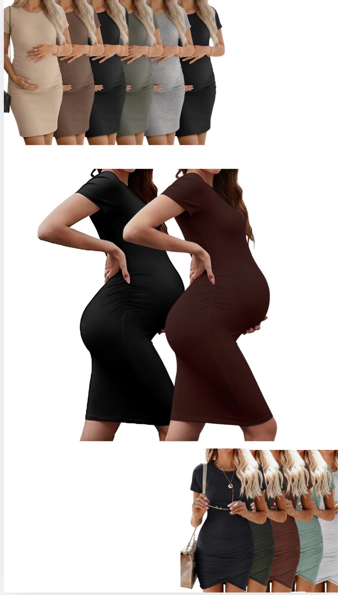 Maternity dresses & colors I recently bought! Wearing size small for all

#LTKootd #LTKPetite #LTKBump