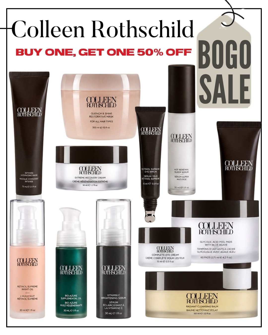 Colleen Rothschild Buy One, Get One 50% OFF SITEWIDE!