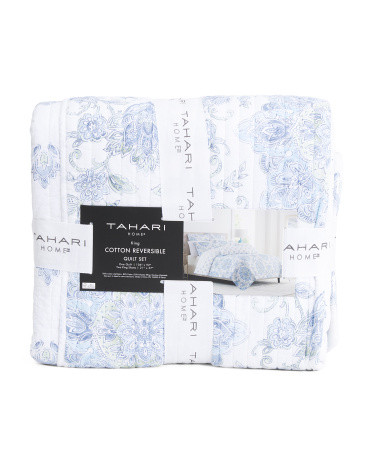 Cotton Medallion Quilt Set | TJ Maxx