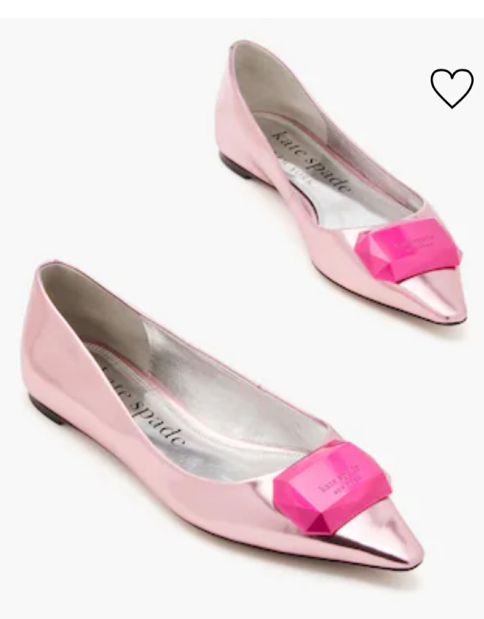 #katespade #katespadeflats #pinkflats #bijouflats #pinkshoes #pinkjeweledflats #katespadepinkballet #pinkballet #classic #chic #trendy #shoes #jeweledshoes #femme #preppy #girly #classic #businesscasual

#LTKstyletip #LTKshoecrush #LTKGiftGuide