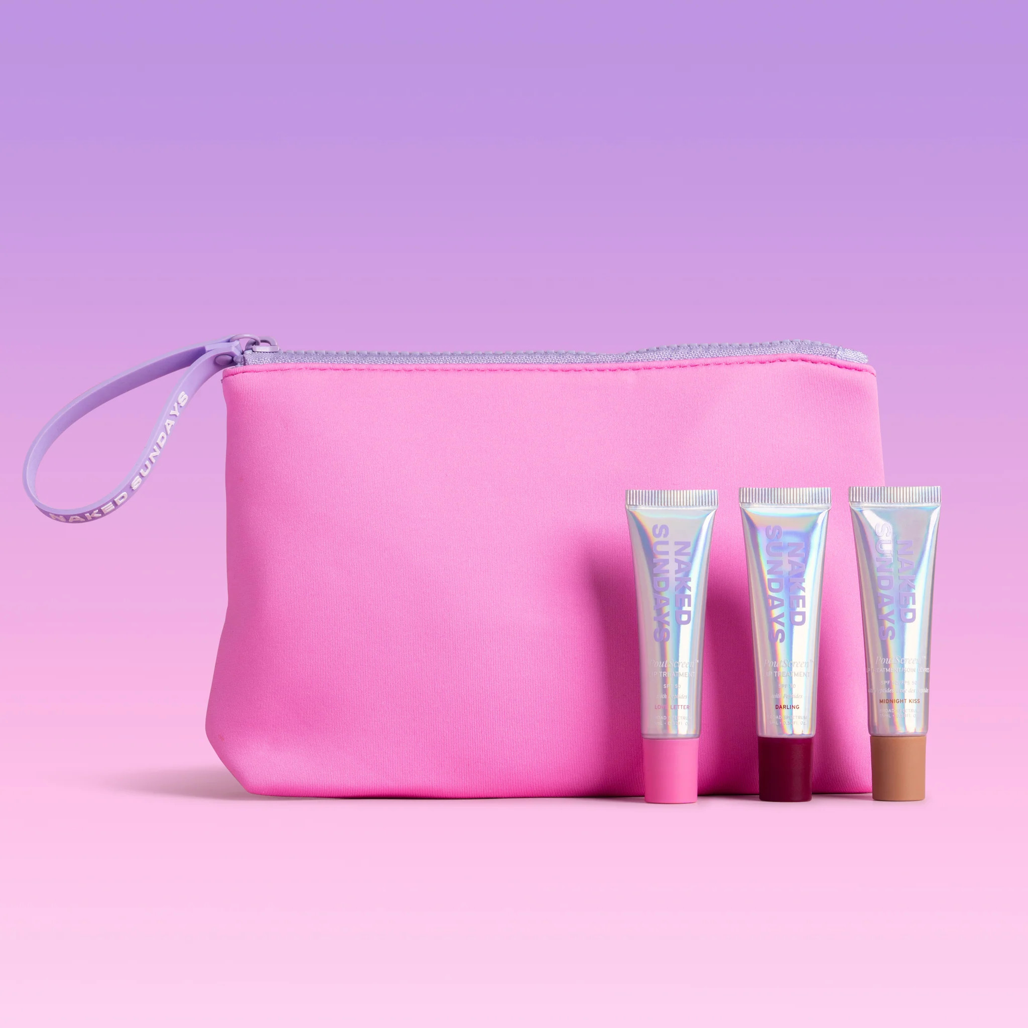 PoutScreen Trio (Plus Free Makeup Bag) | Naked Sundays (US)