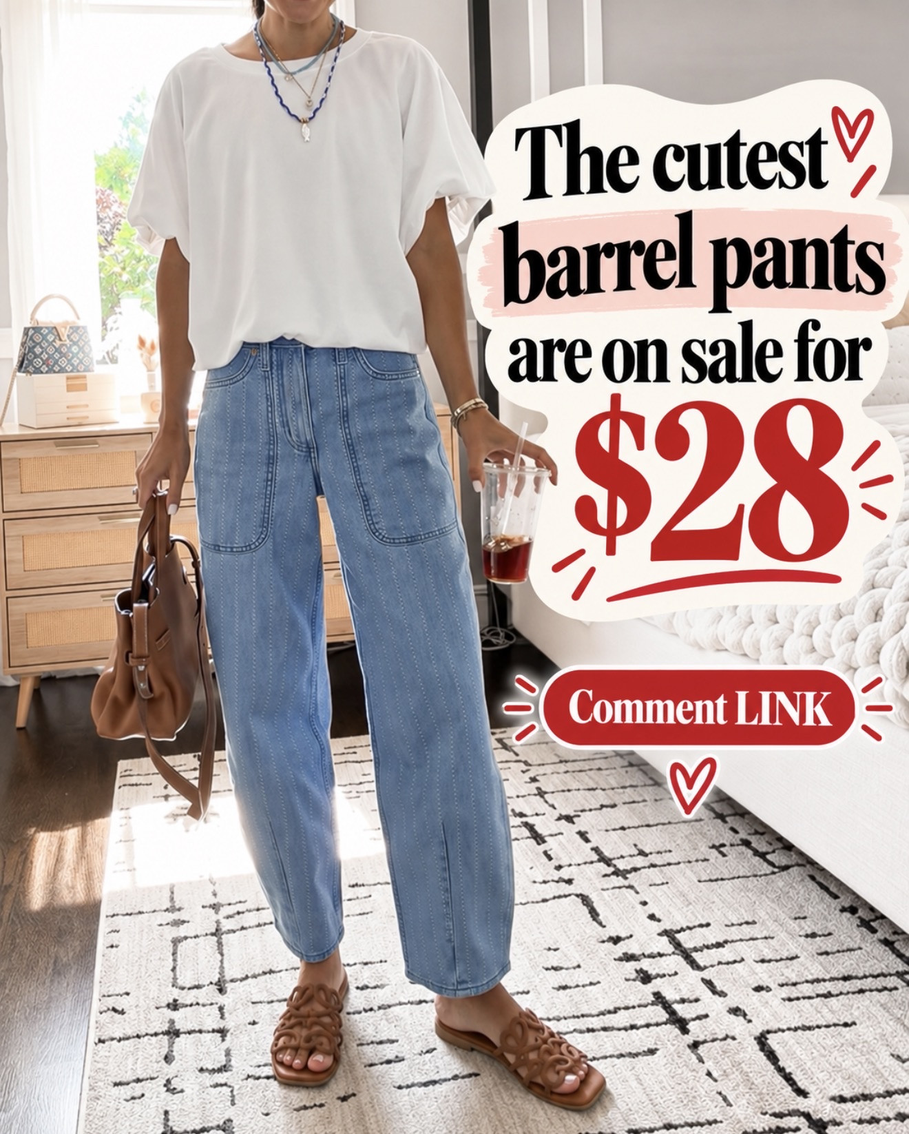 The CUTEST barrel pants are on sale for just $28! 😍 They’re comfy, flattering and so easy to dress up or down. Run—these won’t stay in stock!

#LTKSaleAlert #LTKOver40 #LTKSeasonal