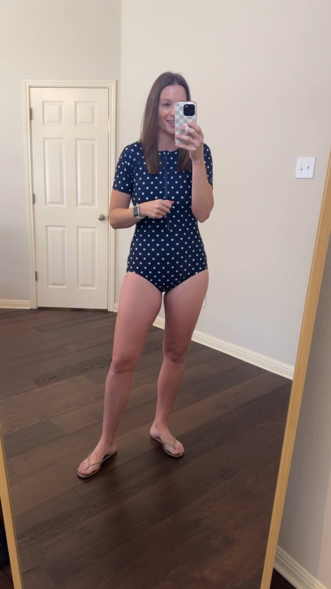Spring Break
Wearing a M in swimsuit tts
Sandals are tts 
