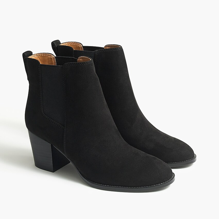 Rory microsuede heeled boots | J.Crew Factory