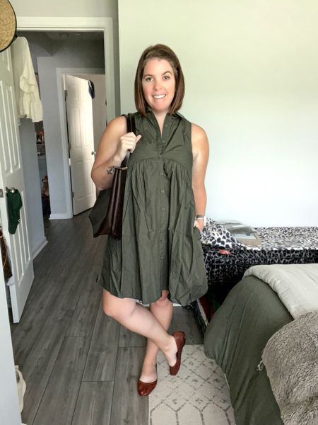 This is the same Amazon dress, just in the dark green color! The dress runs TTS, can be worn from the office to date night, comes in several color options and is on sale for $35.99! 

#LTKsalealert #LTKworkwear #LTKstyletip